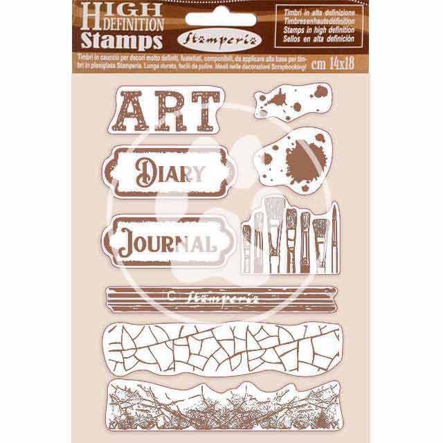 NEW Stamperia Natural Rubber Stamp Texture Bees 