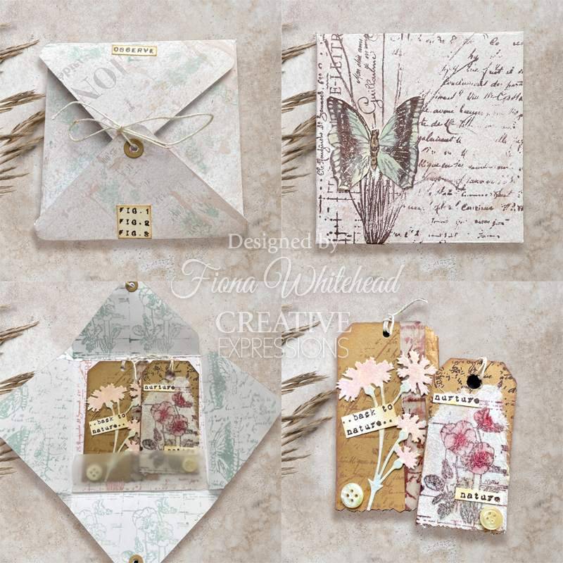 Creative Expressions Sam Poole Faded Flora 4 in x 6 in Clear Stamp Set ...