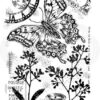 woodware stamp vintage swallowtail