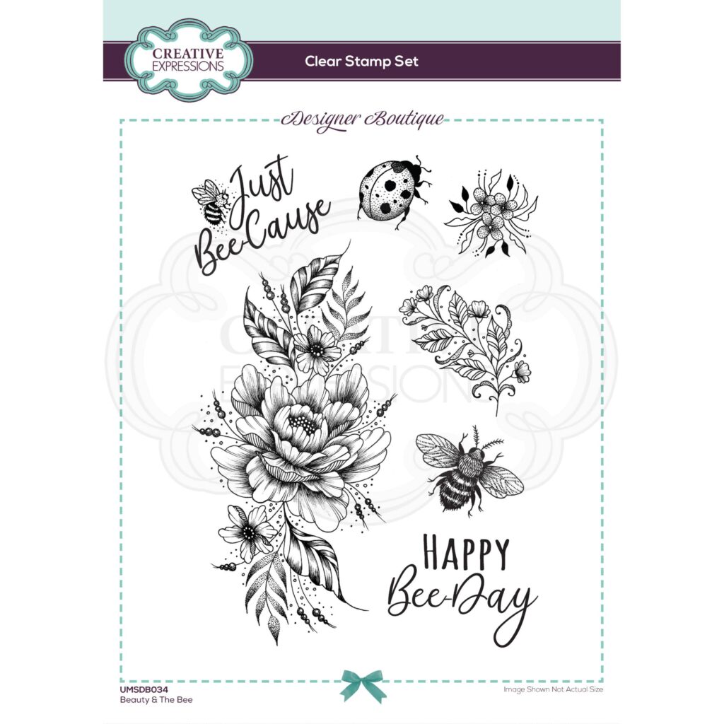 Creative Expressions • Clear stamp set Queen bee